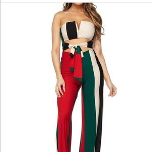Strapless jumpsuit